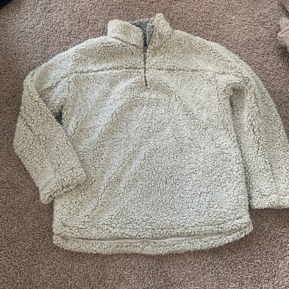 Thread and Supply‎ Sherpa jacket half zip
